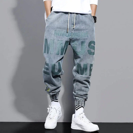 Jeans men's trendy brand loose VogueDarzi