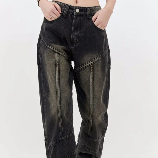 Unisex Loose Fit Casual Denim Jeans VogueDarzi