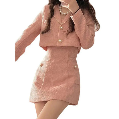 Female Autumn Winter Coat Dress Suit VogueDarzi